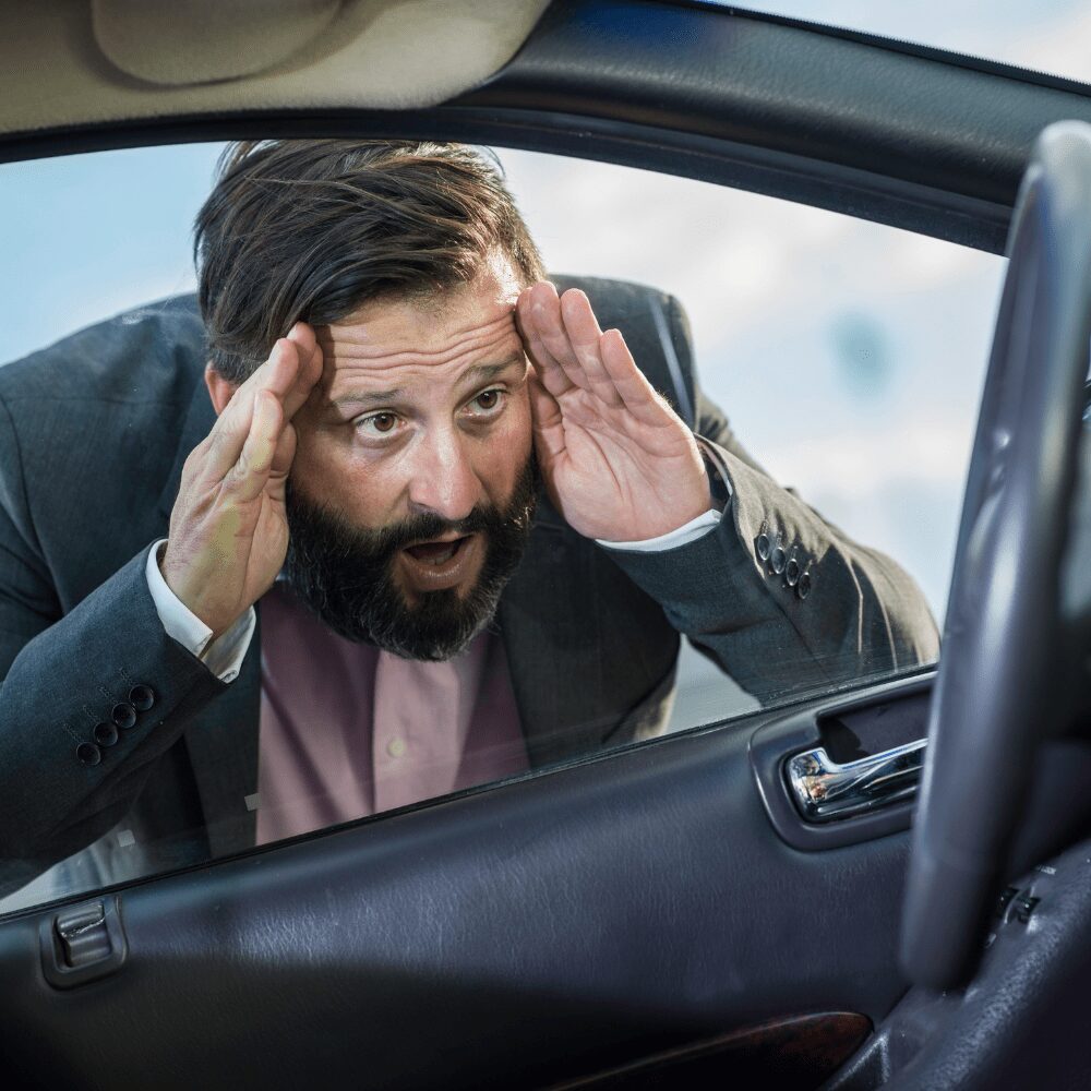 Keys locked in car needing emergency locksmith